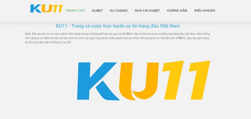 Ku11 net là trang web uy tín